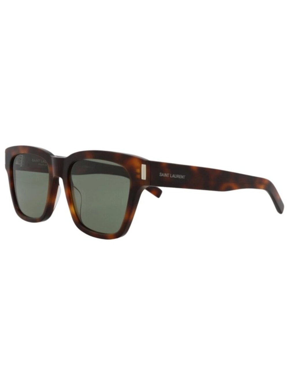 New Saint Laurent Women's Sunglasses Square Rectangle Acetate Frame Unisex Green